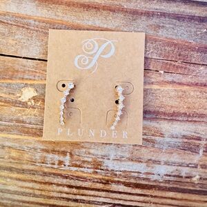 Plunder Iretta Ear Crawler Earrings-NIB